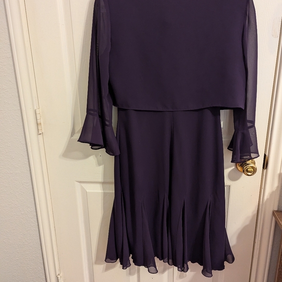 ✨3/$15✨ S.L. Fashions Petite Women's Dress with Cover - Picture 6 of 12